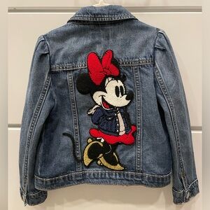 Gap Kids 4T Minnie Mouse Jean Jacket